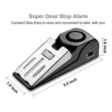 Floor Wedge/Door Stopper Security Alarm (2-Pack) product image
