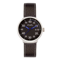 Simplify™ The 7100 Leather-Band Watch with Date product image