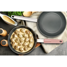 Ceramic Nonstick Stovetop Oven Frypan & Skillet with Lid & Utensils by MASTERPAN® product image