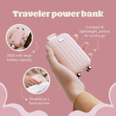 Traveler Power Bank Hand Warmer by Multitasky™ product image