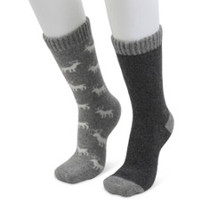GaaHuu™ Women's Wool Blend Cushioned Boot Socks (2-Pair) product image