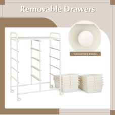 10-Drawer Rolling Storage Cart product image