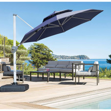 10-Foot Round Cantilever Patio Umbrella, Double Top product image