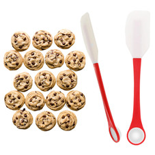 2-in-1 Cookie Scoop and Spatula, Silicone (2-Pack) product image