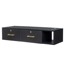 Wall Mount Classic Salon Locking Cabinet with 2 Drawers  product image