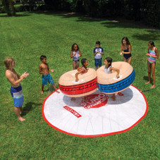 WOW Watersports 10ft Sumo Wrestling Spray Pad with 2 Sumo Belly-Bumpers product image