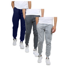 Men's Fleece Jogger Sweatpants (3-Pack) product image