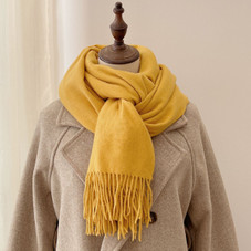 Year-Round Wraparound Scarf with Fringe product image