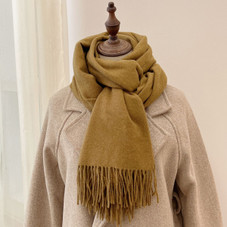 Year-Round Wraparound Scarf with Fringe product image