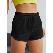 Women's High-Waist Active Running Shorts with Drawstring (5-Pack) product image