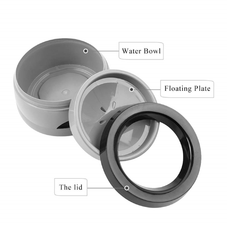 No Spill Dog Water Bowl for Home and Travel product image