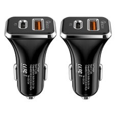 Universal 36W Fast Car Charger with USB-C PD & USB-A Ports product image