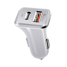 Universal 36W Fast Car Charger with USB-C PD & USB-A Ports product image
