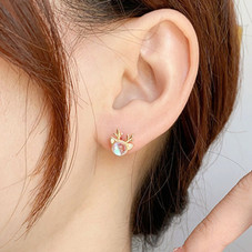 Moonstone Antler Earrings product image
