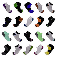 Men's Low-Cut Moisture-Wicking Athletic Socks (24-Pair) product image