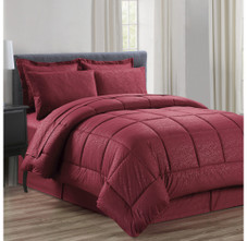 Manhattan Lights® 8-Piece Stripe or Vine Microfiber Bed-in-a-Bag product image