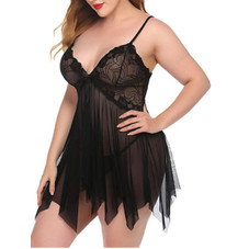 Women's Lace Babydoll Lingerie Sleepwear product image