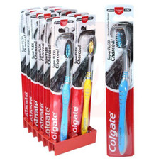 Colgate® SuperFLEXI Charcoal Medium Toothbrush (24-Pack) product image