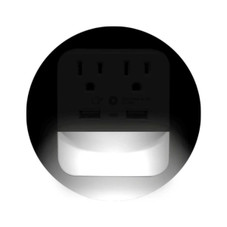 2 Outlet 2 USB Wall Plug with LED Light (1- to 4-Pack) product image