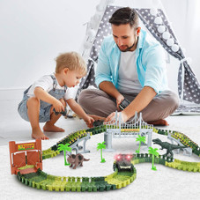 Dinosaur Flexible Track Race Playset product image