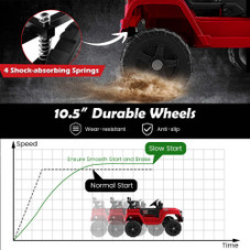 Kids' 12V Ride-on Truck with Remote and Headlights product image