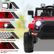 Kids' 12V Ride-on Truck with Remote and Headlights product image