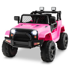 Kids' 12V Ride-on Truck with Remote and Headlights product image