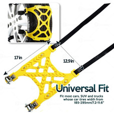 Zone Tech® Durable Anti-skid Car Snow Chain (6-Pack) product image