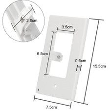 Round or Square Snap-on Outlet Plate with Built-in LED Night Lights (5-Pack) product image