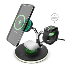 HyperGear™ MaxCharge 3-in-1 MagSafe 15W Wireless Charging Stand, 15515 product image