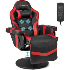 Massage Video Gaming Recliner Chair with Adjustable Height product image