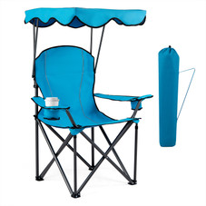 Portable Folding Beach Canopy Chair with Cupholders product image