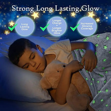 Ovanto™ Glow-in-the-Dark Blanket, 50 x 60-Inch, Flannel Fleece product image