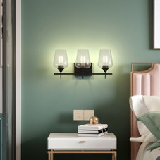 3-Light Wall Sconce Modern Bathroom Vanity Light Fixture product image