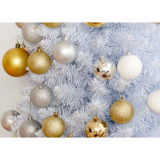 5-Foot Artificial Christmas Pencil Tree with Folding Metal Stand product image