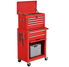 Rolling 2-in-1 6-Drawer Tool Cabinet product image