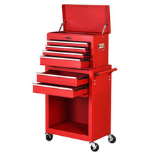 Rolling 2-in-1 6-Drawer Tool Cabinet product image