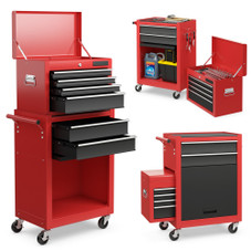Rolling 2-in-1 6-Drawer Tool Cabinet product image