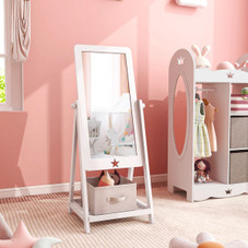 Kids' Freestanding Mirror with Storage product image