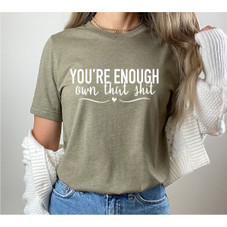 Women's 'You're Enough...' Short Sleeve T-Shirt product image