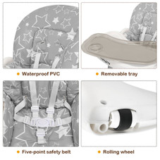 Babyjoy Foldable Adjustable High Chair product image