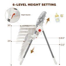 Babyjoy Foldable Adjustable High Chair product image
