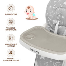 Babyjoy Foldable Adjustable High Chair product image