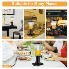 3L Draft Beer Tower Dispenser with LED Lights (2-Pack) product image