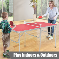 Indoor Portable Ping-Pong Table with Accessories product image