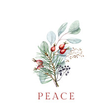 Peace or Joy Christmas Art Print by The Word Mercantile product image