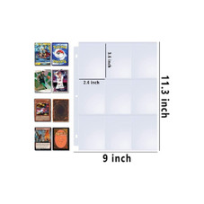 Double-Sided Trading Card Clear Plastic Protectors (20 Pack) product image