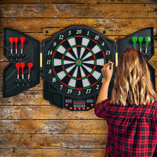 Professional Electronic Dartboard Set with LCD & 12 Darts product image