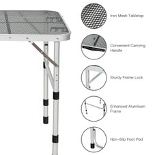 Folding Lightweight Aluminum Outdoor Table product image