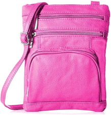 Super Soft Leather Crossbody Bag with Strap (3 Sizes) product image